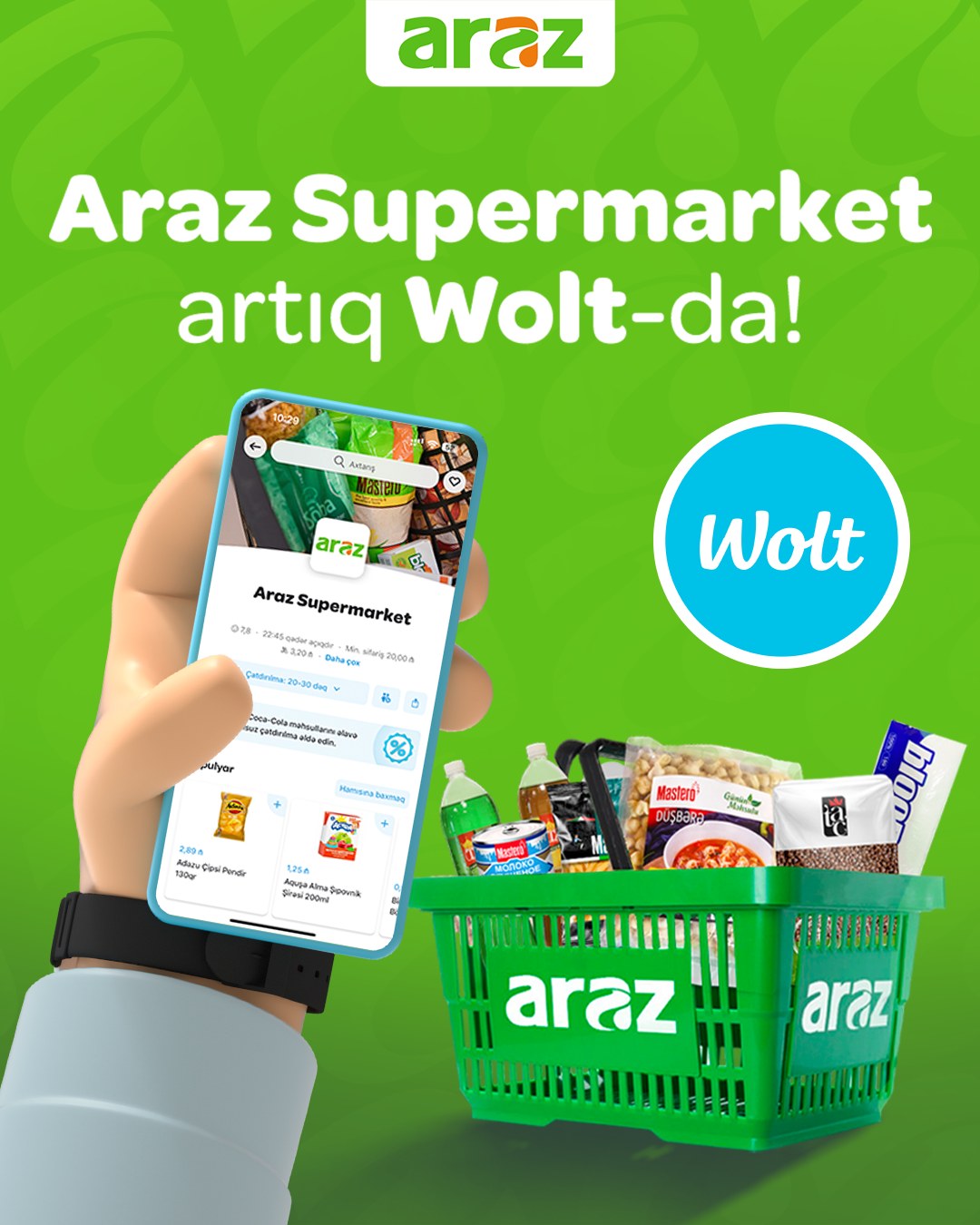 “Araz” Wolt-da var