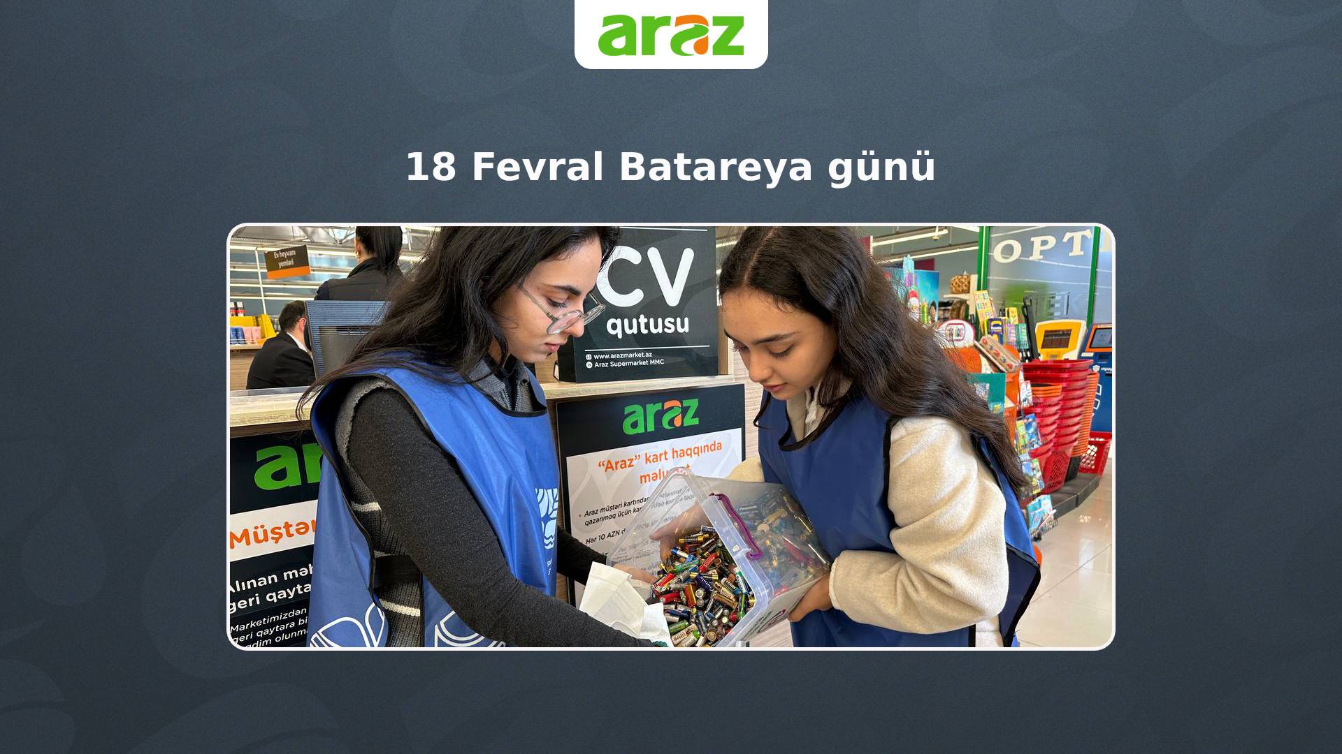 Batareyaları təhvil ver, təbiəti qoru