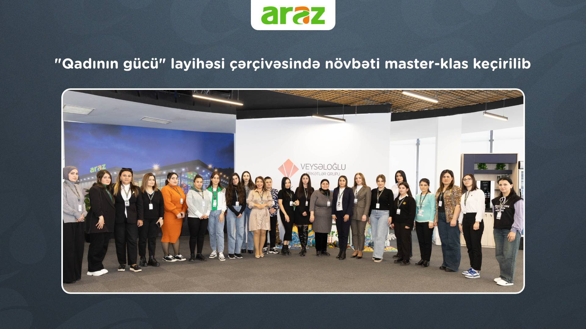 “Qadının gücü” layihəsi çərçivəsində növbəti master-klas keçirilib
