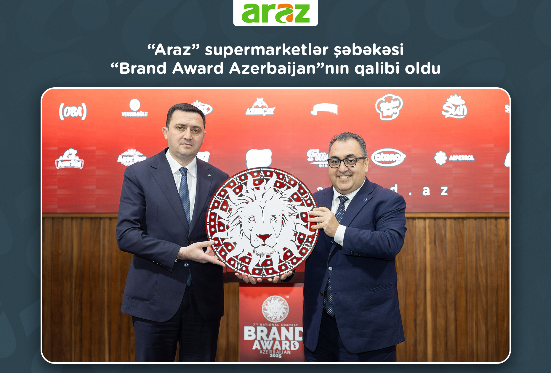 “Araz” 7-ci “Brand Award Azerbaijan”nın qalibi oldu
