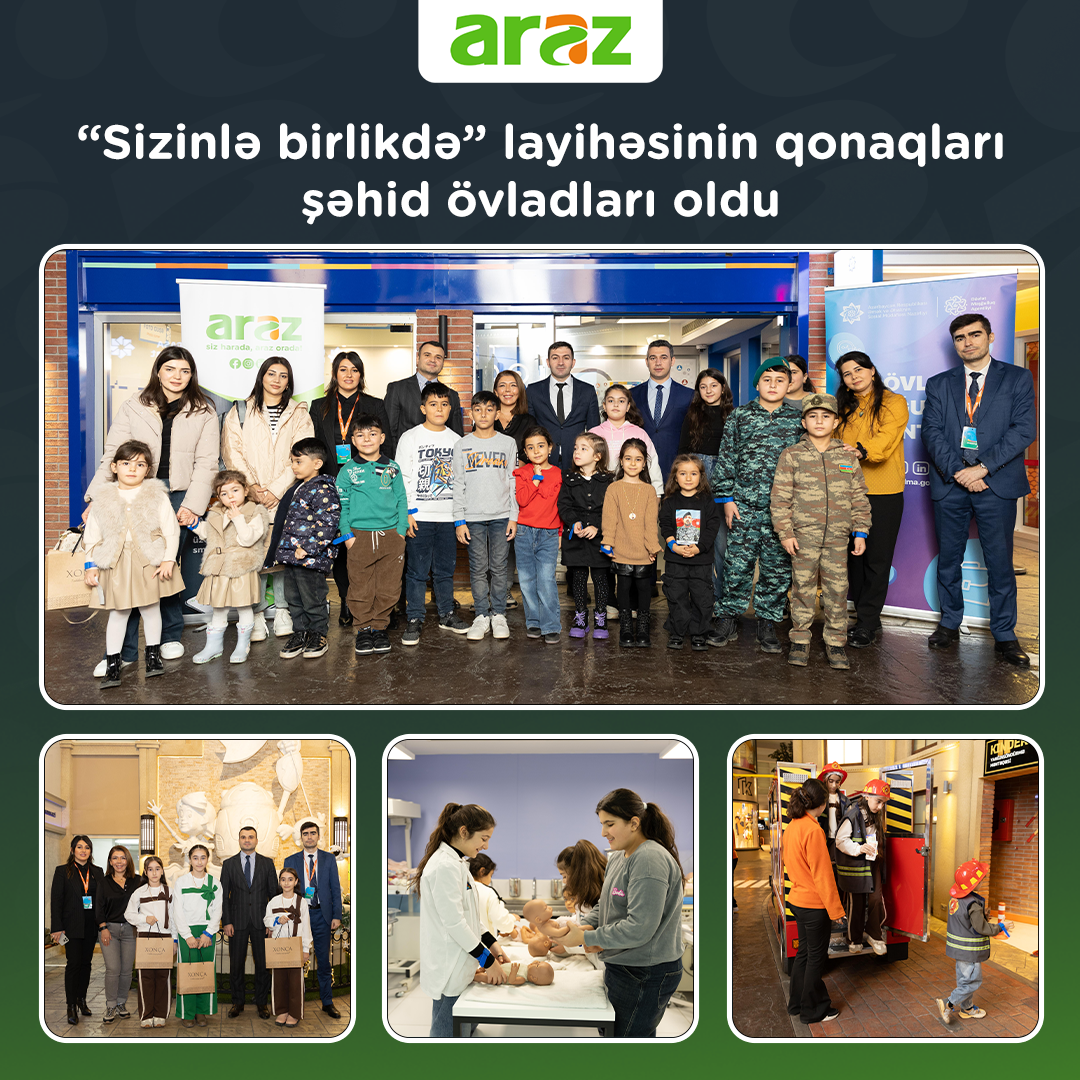 “Sizinlə birlikdə” layihəsinin qonaqları şəhid övladları oldu